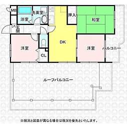 セザール所沢航空公園 3DKの間取図画像