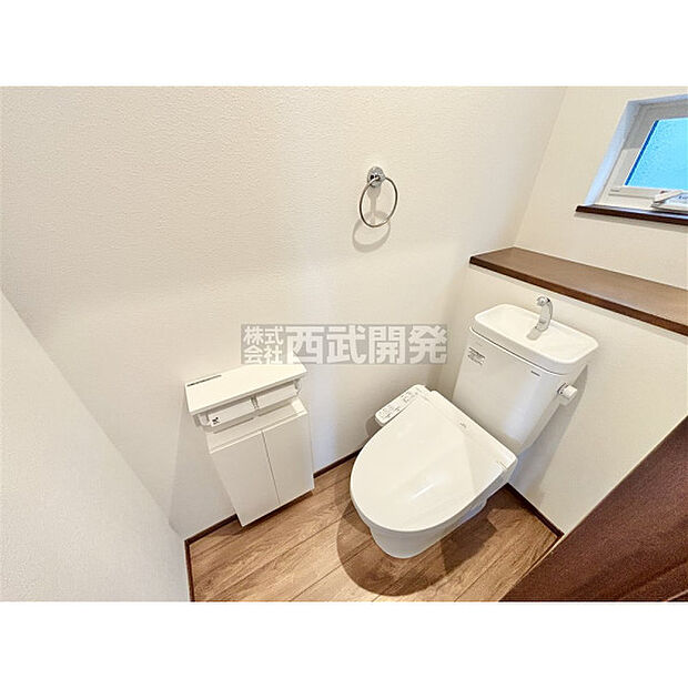 いつも綺麗に清潔に。洗浄機能付きトイレです。