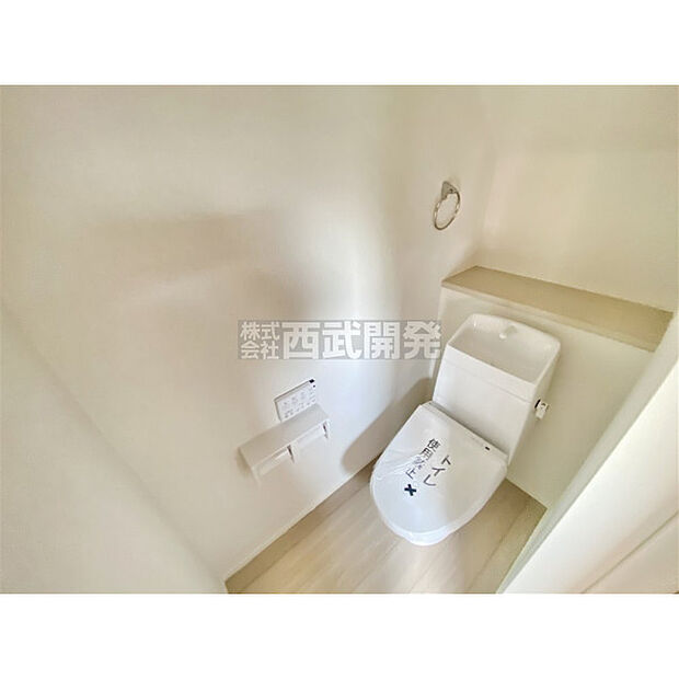 1Ｆ・2Ｆのトイレは温水洗浄便座付で毎日清潔・快適