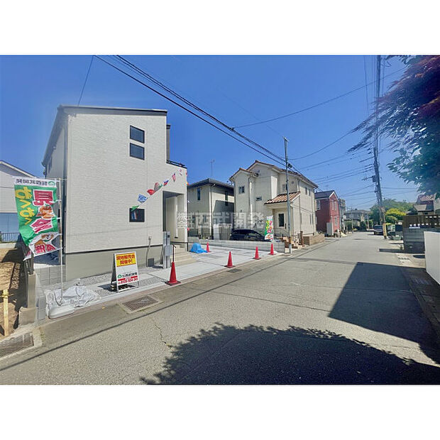 完成につきごゆっくりとご見学いただけます。(現地全体)