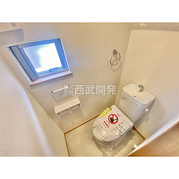 いつも綺麗に清潔に。洗浄機能付きトイレです。