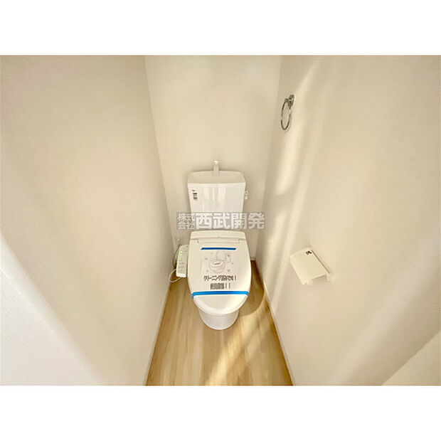 いつも綺麗に清潔に。洗浄機能付きトイレです。