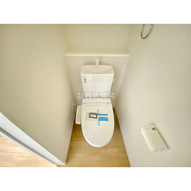 いつも綺麗に清潔に。洗浄機能付きトイレです。
