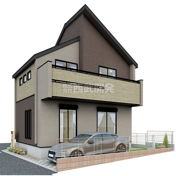 完成予想図(図面を基に描いたもので実際とは異なります)