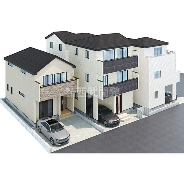 全体完成予想図(図面を基に描いたもので実際とは異なる場合がございます)