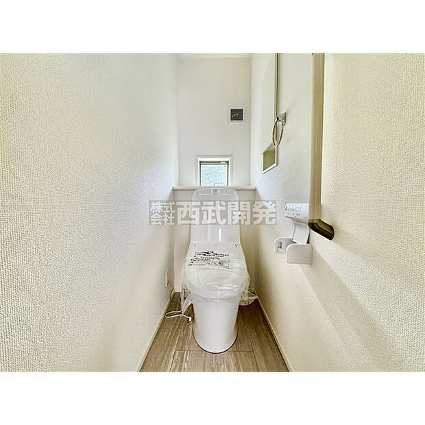 いつも綺麗に清潔に。洗浄機能付きトイレです。