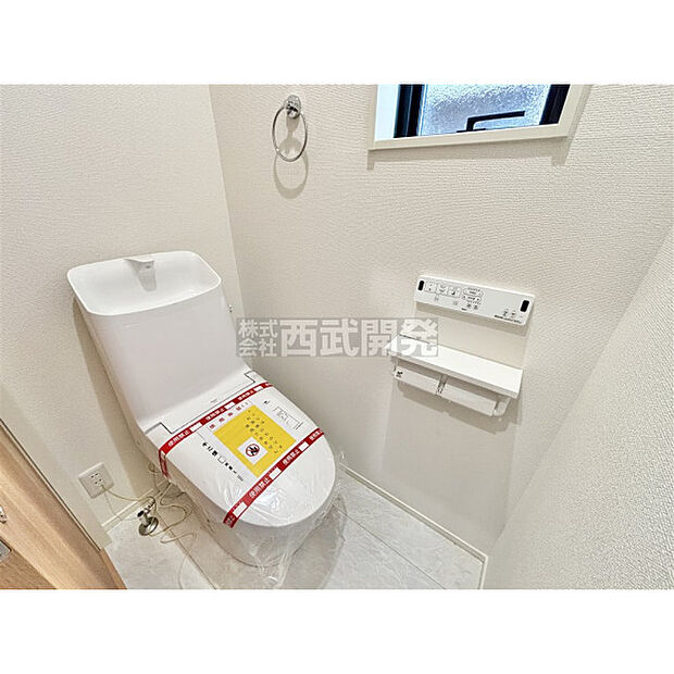 いつも綺麗に清潔に。洗浄機能付きトイレです。