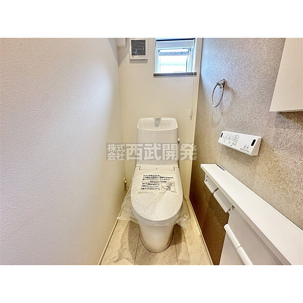 いつも綺麗に清潔に。洗浄機能付きトイレです。