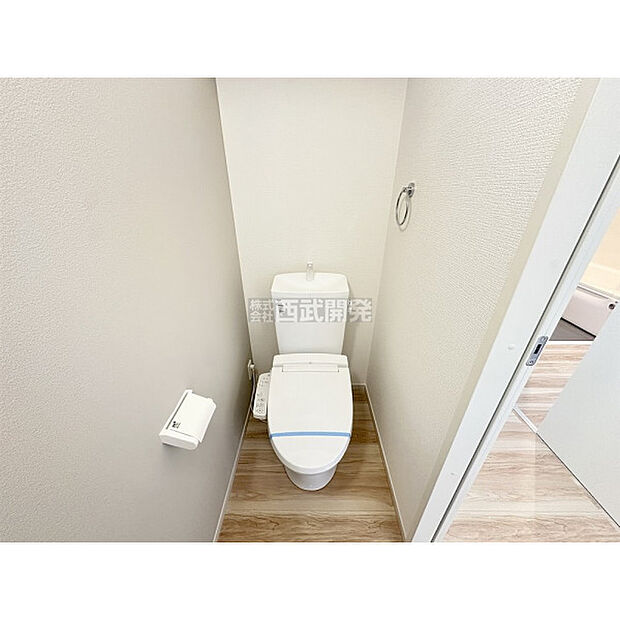 いつも綺麗に清潔に。洗浄機能付きトイレです。