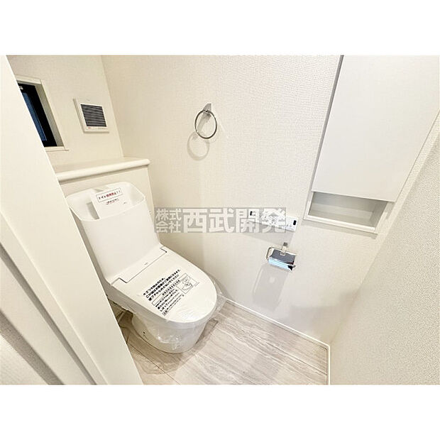 1F・2Fのトイレは温水洗浄便座付で毎日清潔・快適