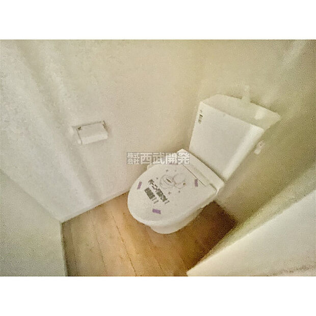 いつも綺麗に清潔に。洗浄機能付きトイレです。