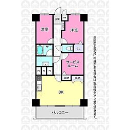 間取図画像 2SDK