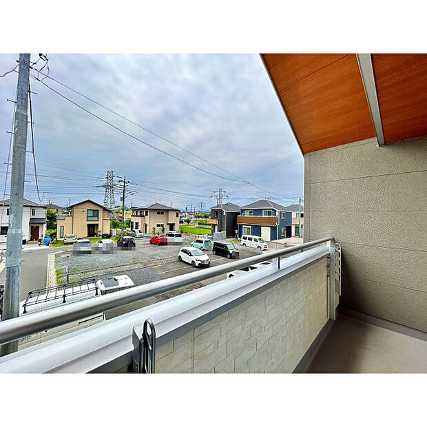 バルコニーからの眺望です。