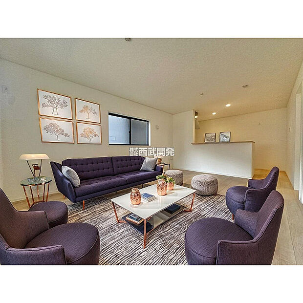 配置してある家具や小物はCGによるイメージです。LDK