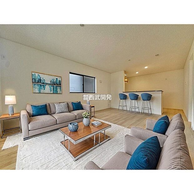 配置してある家具や小物はCGによるイメージです。LDK