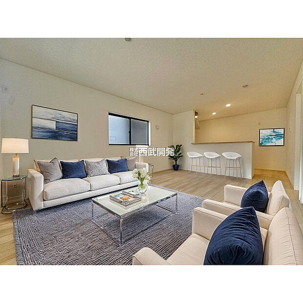 配置してある家具や小物はCGによるイメージです。LDK