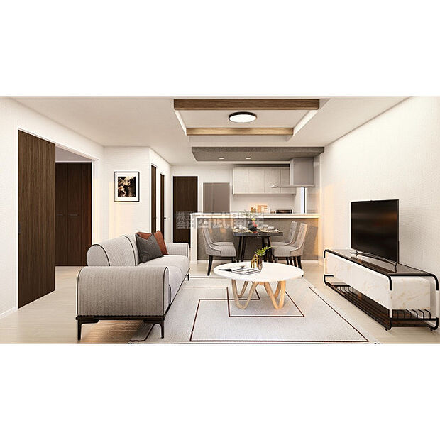 参考プラン内観パース/配置してある家具や小物はCGによるイメージです。