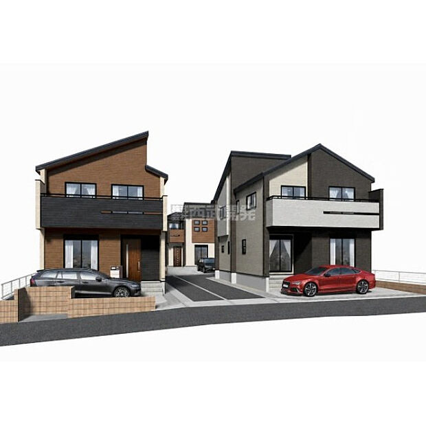 イメージパース 販売現地全景