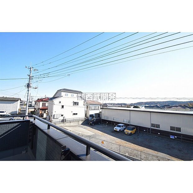 バルコニーからの眺望。