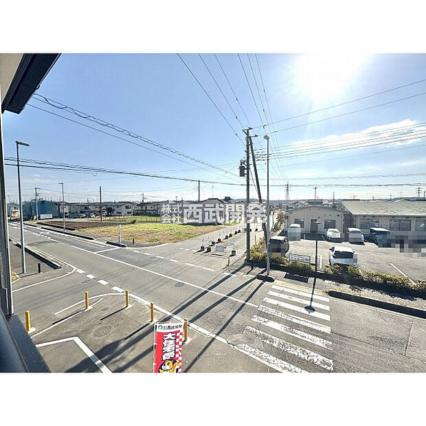 バルコニーからの眺望。