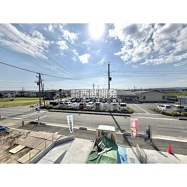 バルコニーからの眺望。