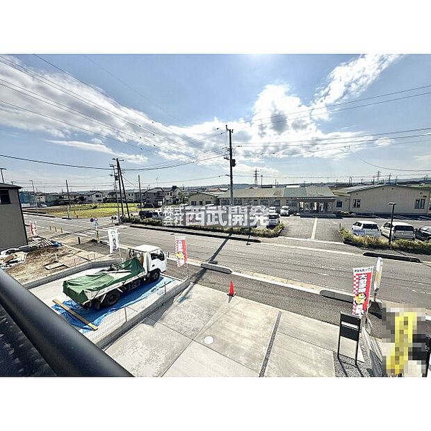 バルコニーからの眺望。