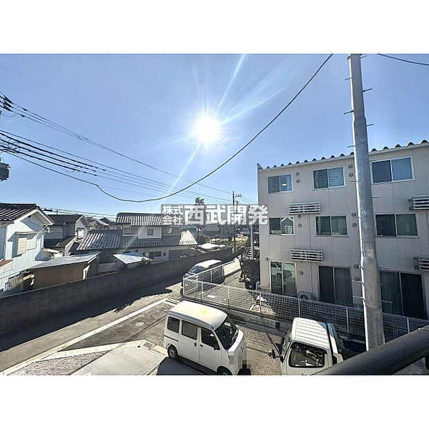 バルコニーからの眺望。