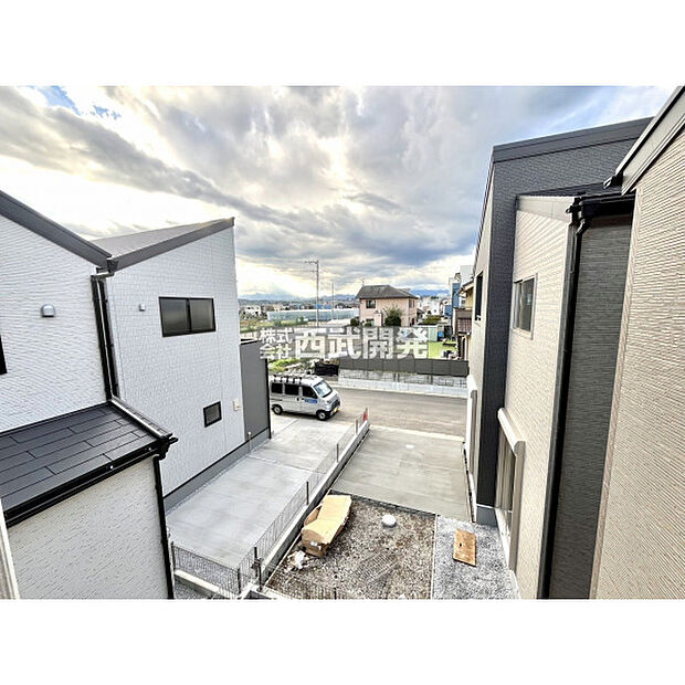 バルコニーからの眺望。