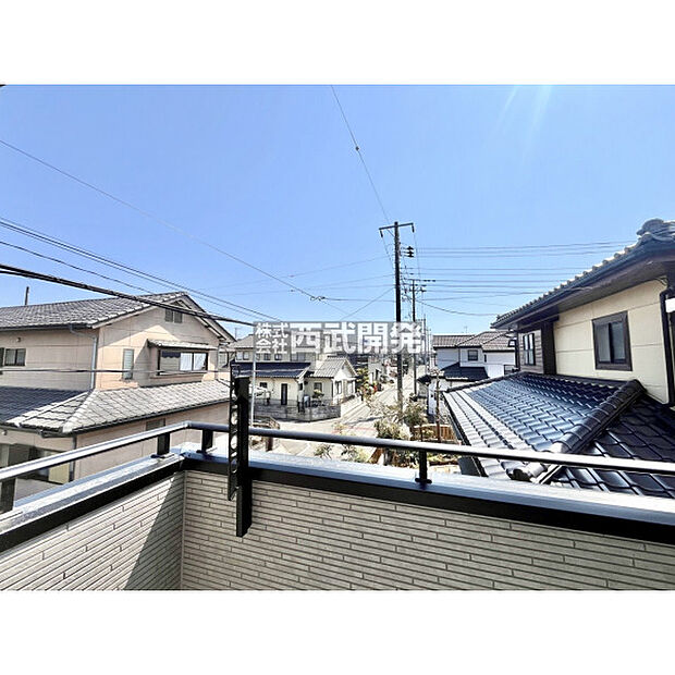 バルコニーからの眺望。