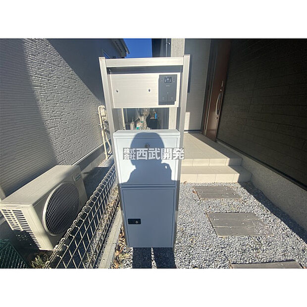 カラーモニターインターフォン付きポスト