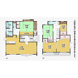 東武越生線 一本松駅 徒歩13分 5LDKの間取り