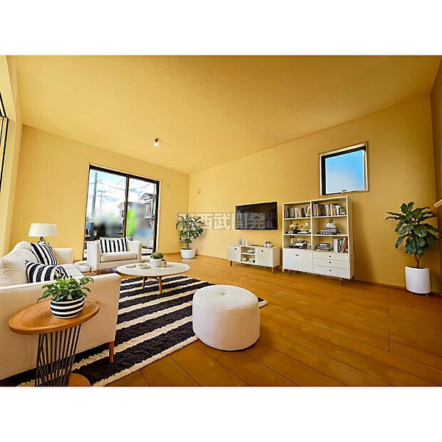 「配置してある家具や小物はCGによるイメージです」