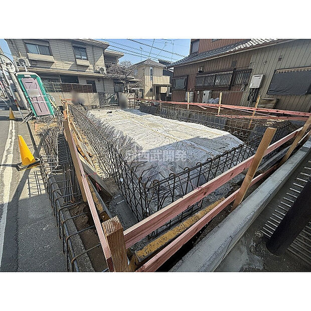 基礎工事時画像。