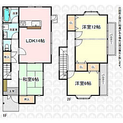 東武東上線 ふじみ野駅 徒歩16分 3LDKの間取り