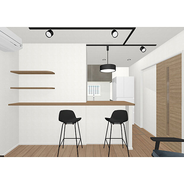 図面を基に描いたイメージパースにつき実物とは異なります。家具・調度品は販売価格に含まれません。