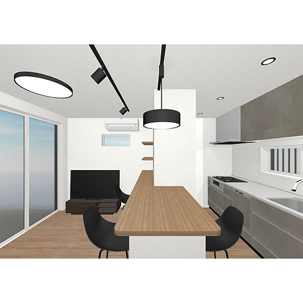 図面を基に描いたイメージパースにつき実物とは異なります。家具・調度品は販売価格に含まれません。