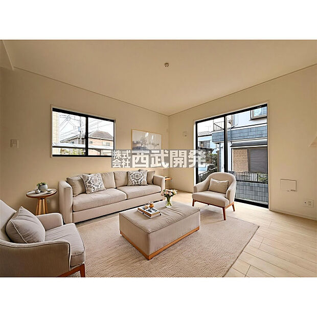 配置してある家具や小物はCGによるイメージです