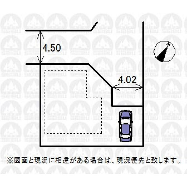 実測図ではございません