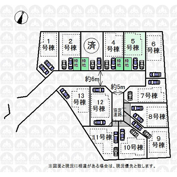 実測図ではございません