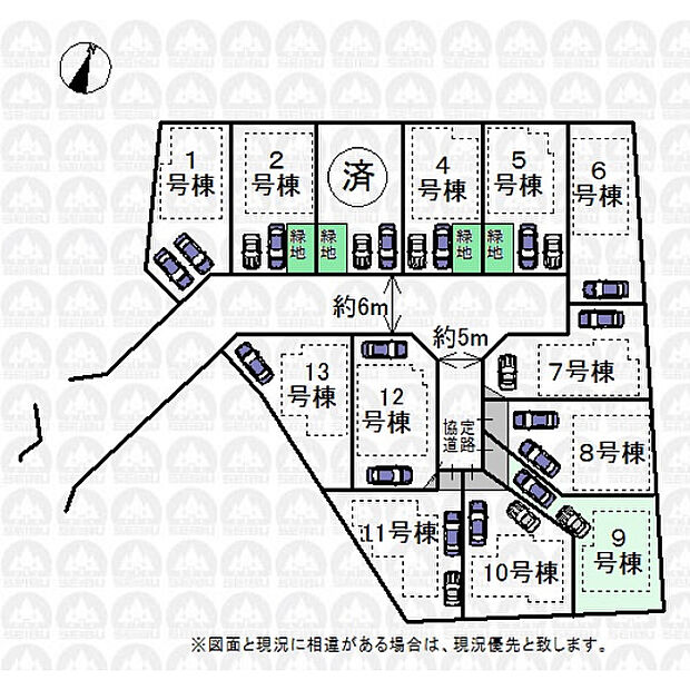実測図ではございません