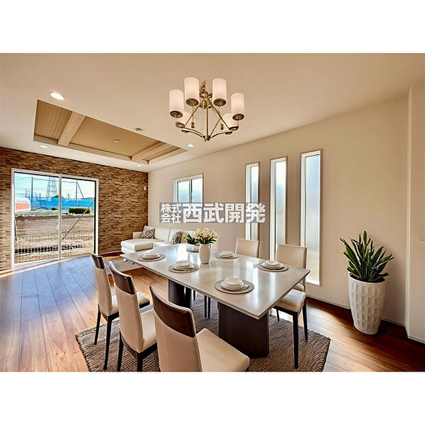 配置してある家具や小物はCGによるイメージです