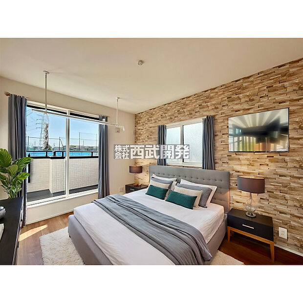 配置してある家具や小物はCGによるイメージです(洋室6帖)