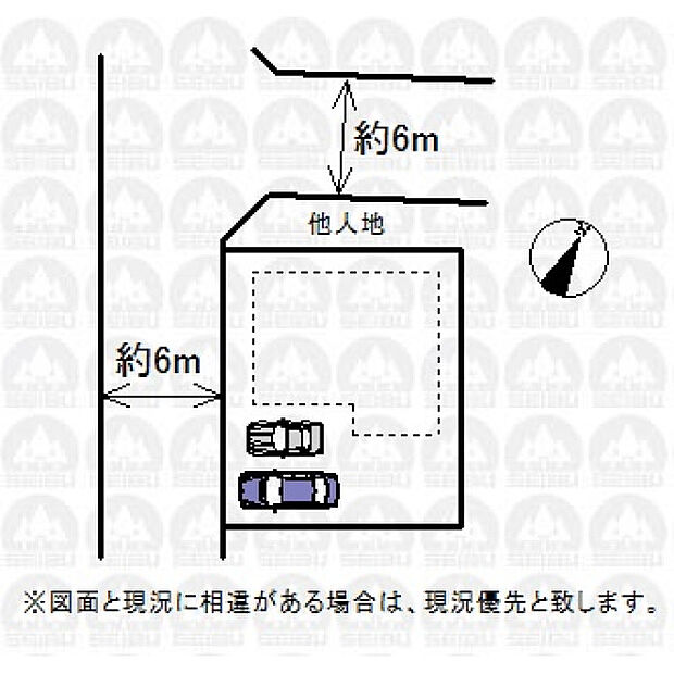 実測図ではございません
