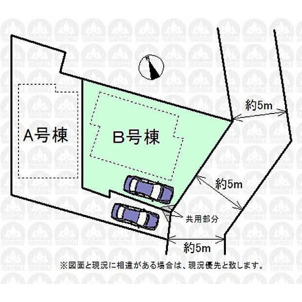 実測図ではございません