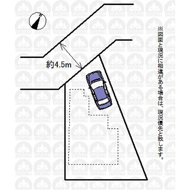 実測図ではございません