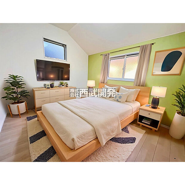 【配置してある家具や小物はCGによるイメージです】洋室5.5帖