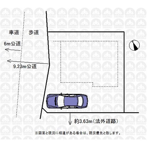 実測図ではございません