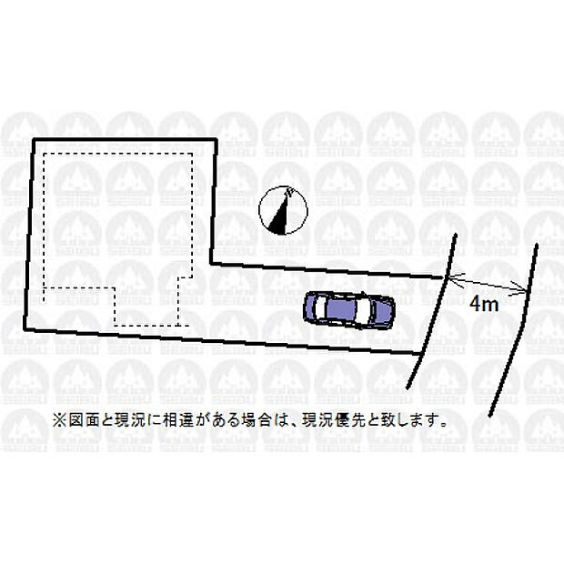実測図ではございません
