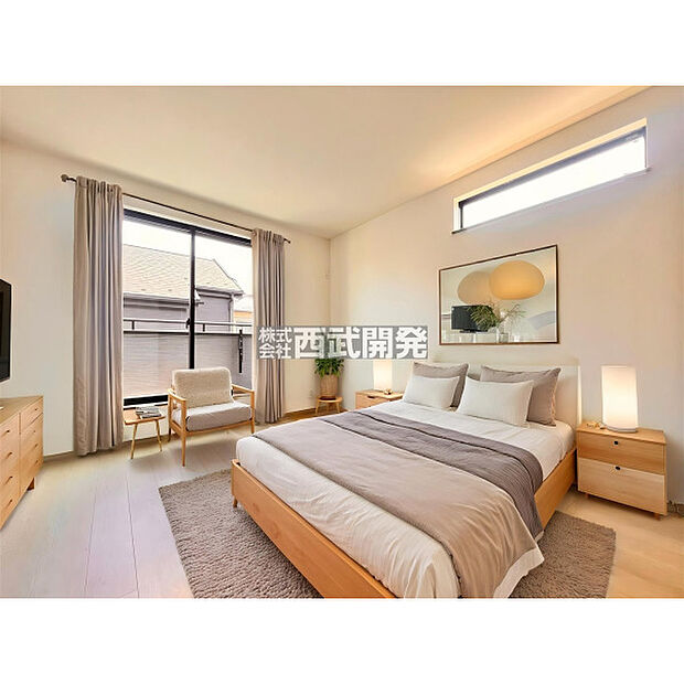 配置してある家具や小物はCGによるイメージです(洋室7帖)