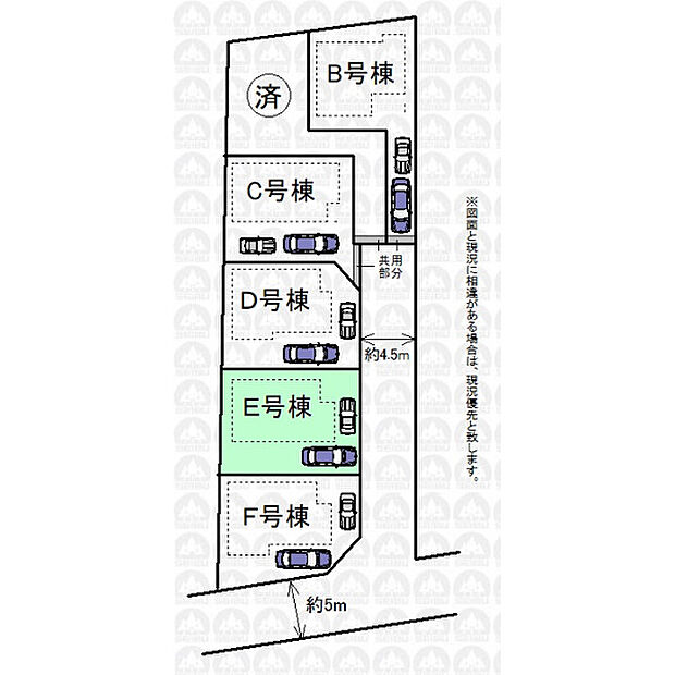 実測図ではございません